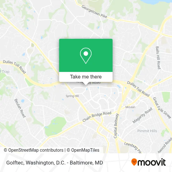 Golftec map