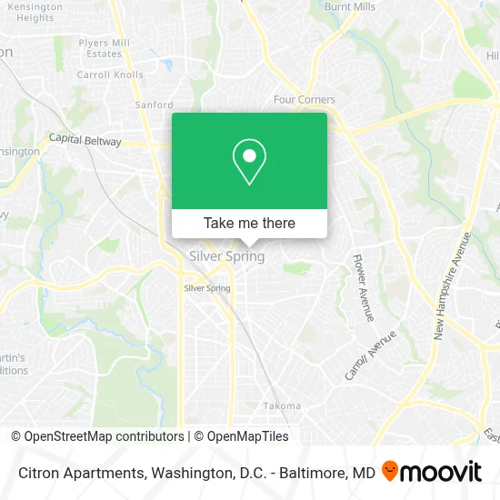 Citron Apartments map