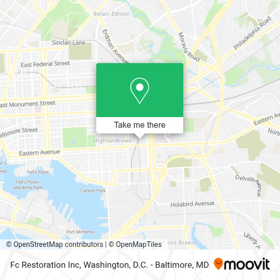 Fc Restoration Inc map