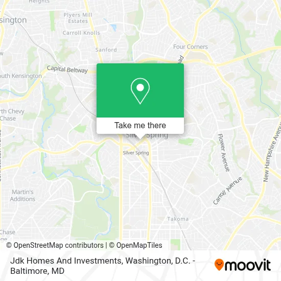 Jdk Homes And Investments map