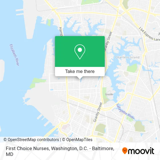 First Choice Nurses map