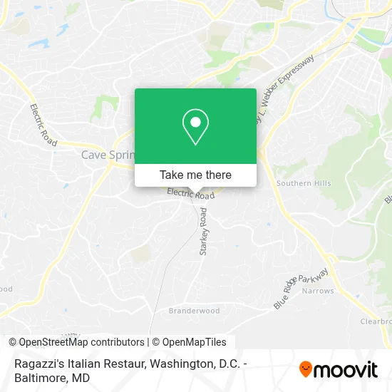 Ragazzi's Italian Restaur map