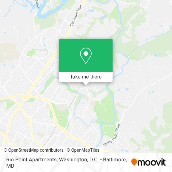 Rio Point Apartments map