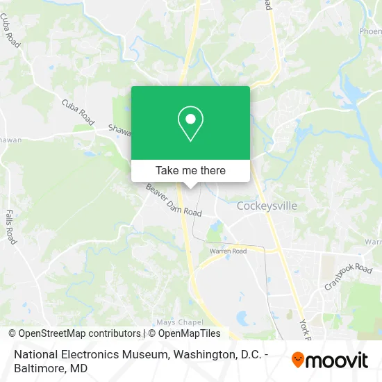 National Electronics Museum map