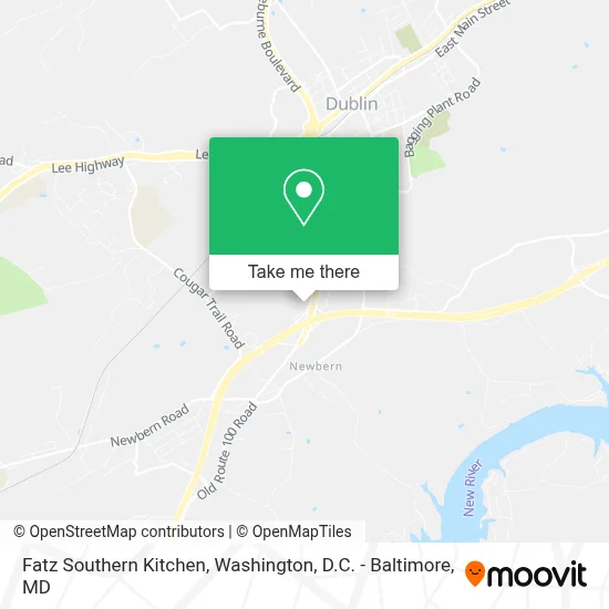 Fatz Southern Kitchen map