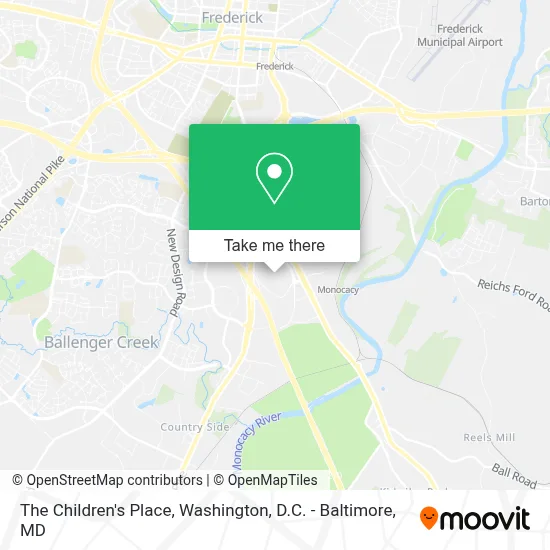 The Children's Place map