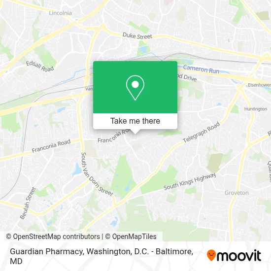 Guardian Pharmacy map