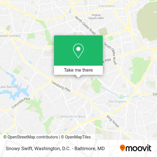 Snowy   Swift map