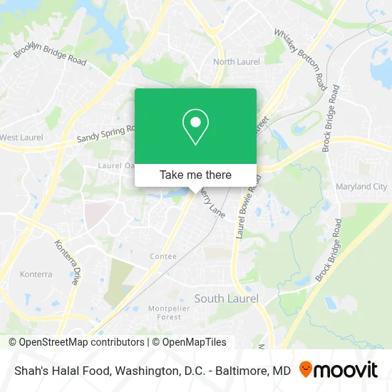 Shah's Halal Food map