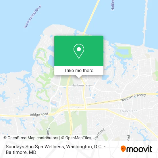 Sundays Sun Spa Wellness map