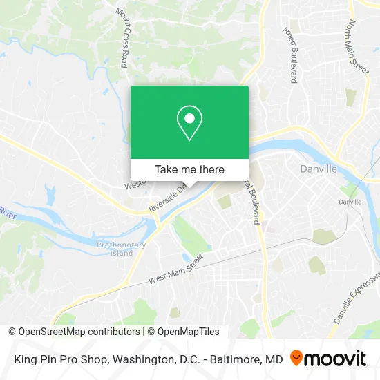 King Pin Pro Shop map