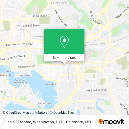 Oasis Discotec map
