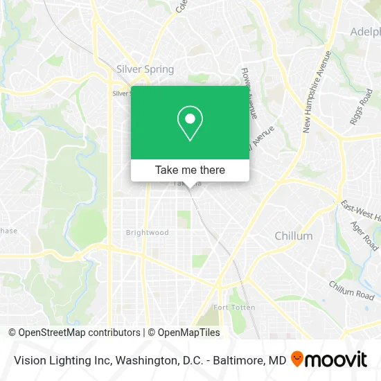 Vision Lighting Inc map