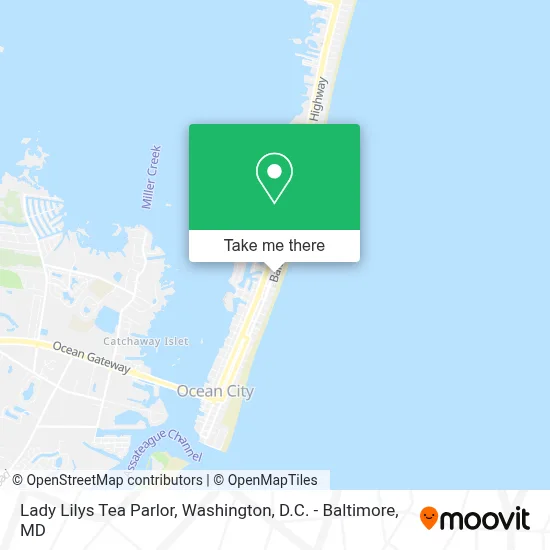 Lady Lilys Tea Parlor map