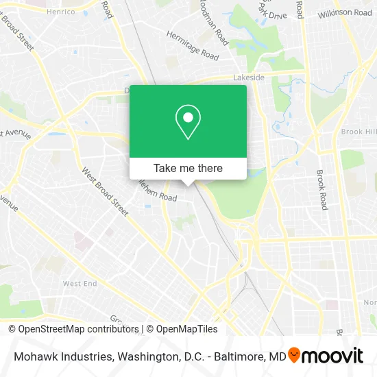 Mohawk Industries map