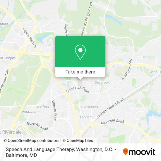 Speech And Language Therapy map