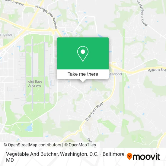 Vegetable And Butcher map