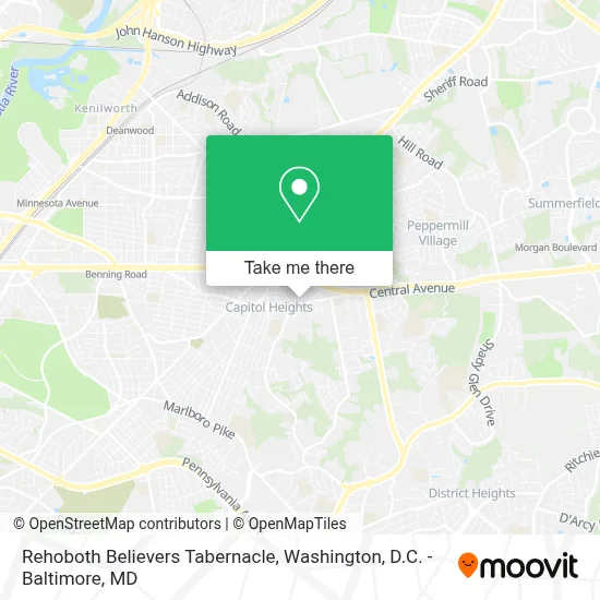 Rehoboth Believers Tabernacle map