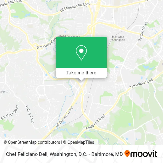Chef Feliciano Deli map