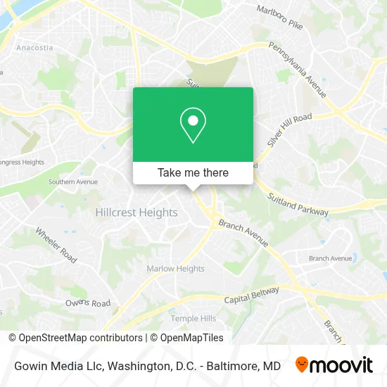 Gowin Media Llc map