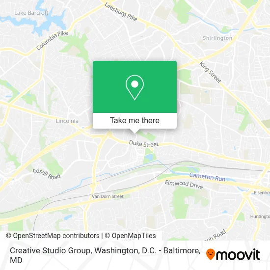 Creative Studio Group map