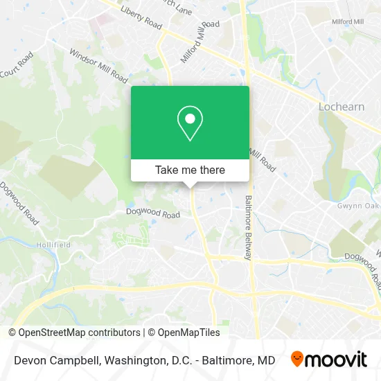 Devon Campbell map