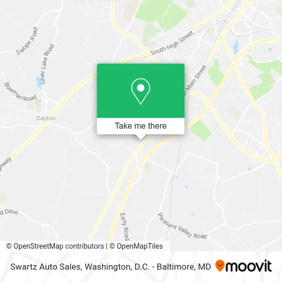 Swartz Auto Sales map