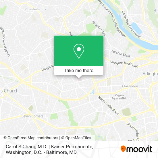 Carol S Chang M.D. | Kaiser Permanente map