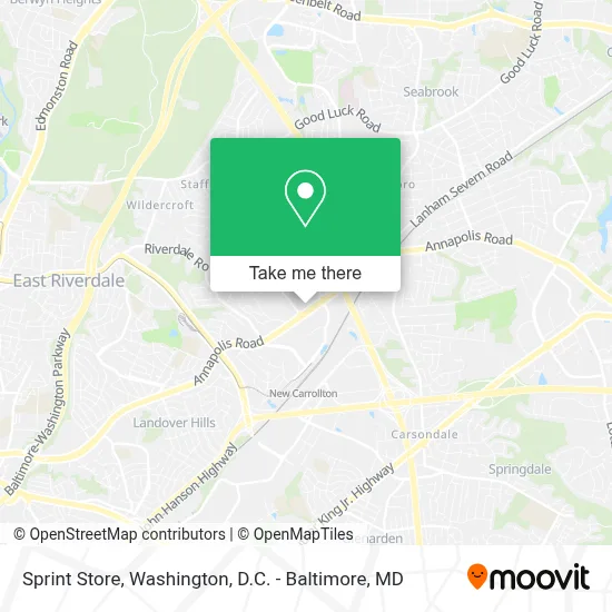 Sprint Store map