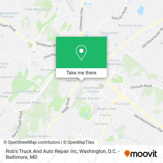 Rob's Truck And Auto Repair Inc map