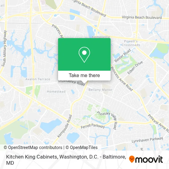 Kitchen King Cabinets map