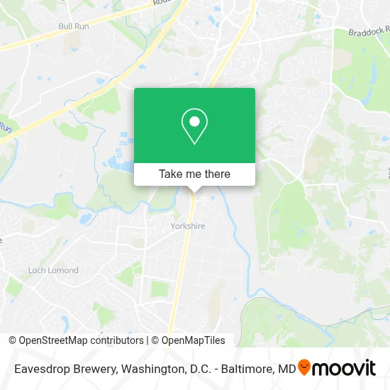 Eavesdrop Brewery map