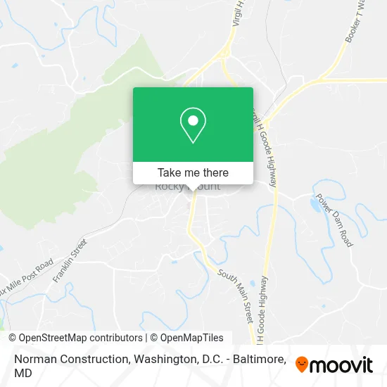 Norman Construction map