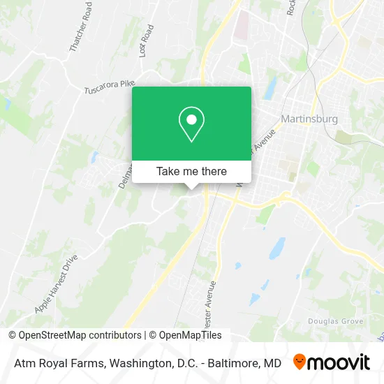 Atm Royal Farms map