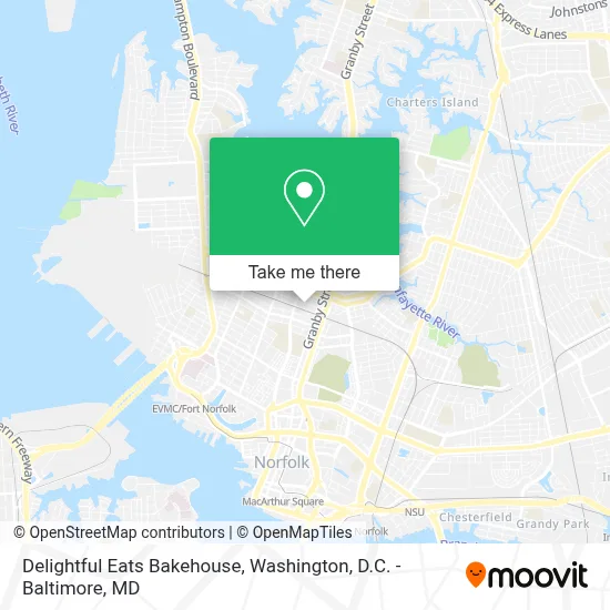 Delightful Eats Bakehouse map