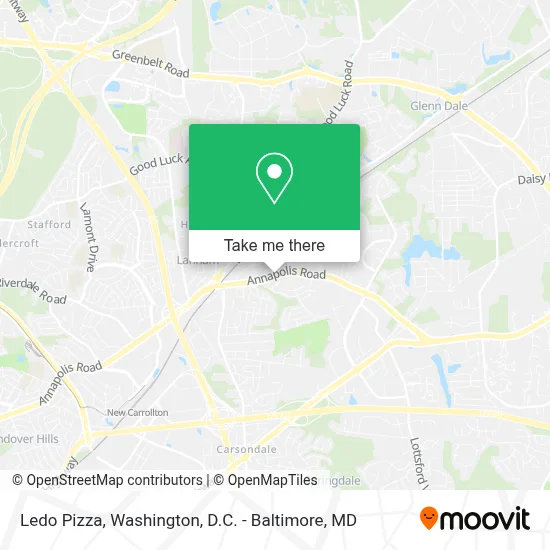 Ledo Pizza map