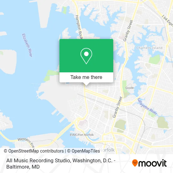 All Music Recording Studio map