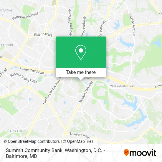 Summit Community Bank map
