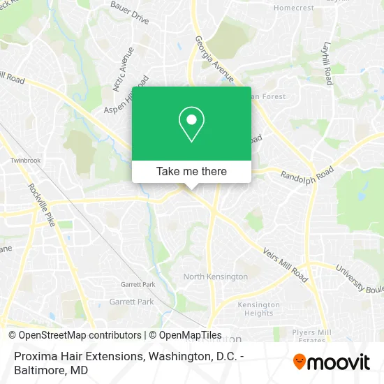 Proxima Hair Extensions map