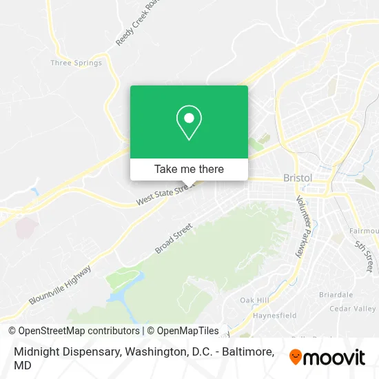Midnight Dispensary map