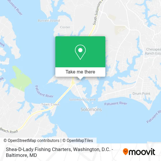 Shea-D-Lady Fishing Charters map