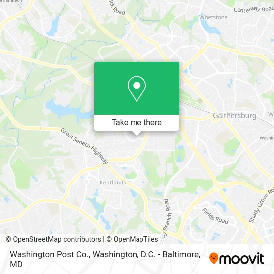 Washington Post Co. map