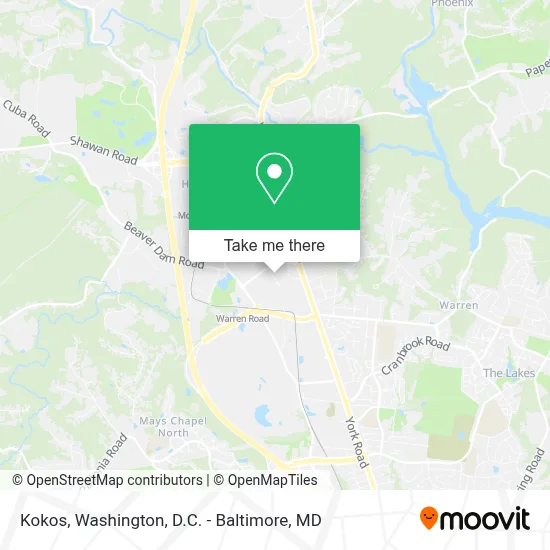 Kokos map
