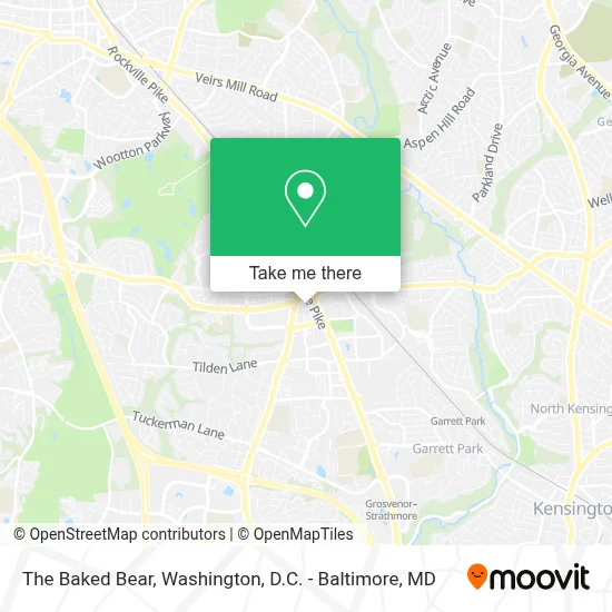 The Baked Bear map