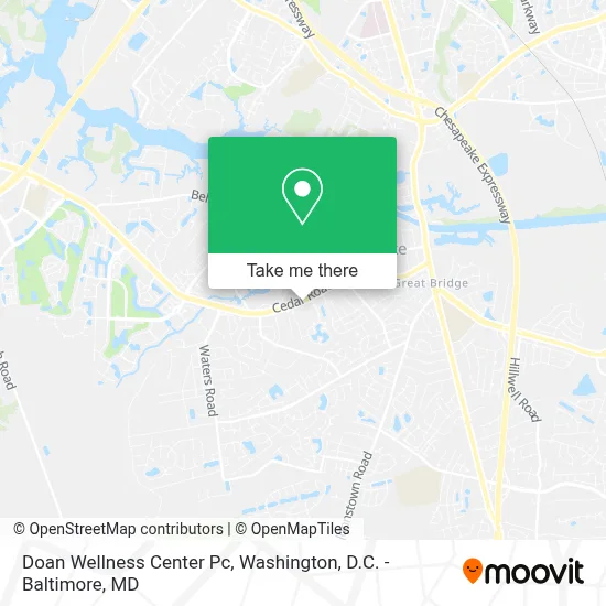 Doan Wellness Center Pc map