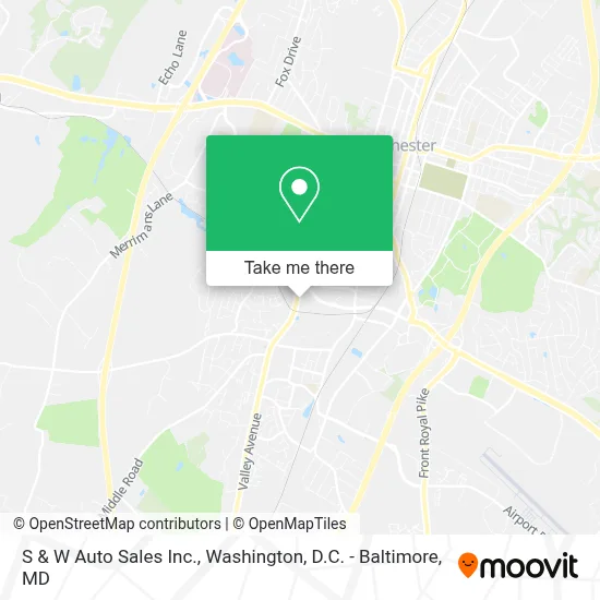 S & W Auto Sales Inc. map