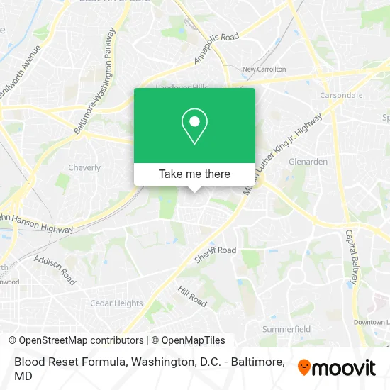 Blood Reset Formula map
