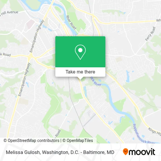 Melissa Gulosh map