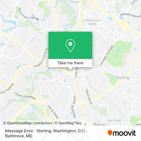 Massage Envy - Sterling map