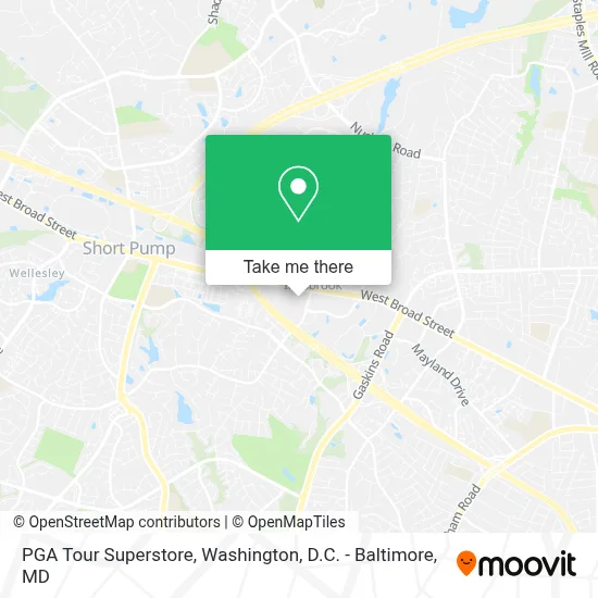 Pga Tour Superstore map